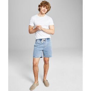 Men's Pull-On Drawstring Denim Shorts